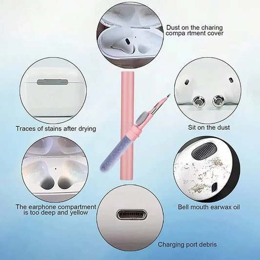 Cleaning Kits For Bluetooth Earphone Airpods Pro 1 2 3 Earbuds Case Cleaning Pen Bursh Kits For Samsung Xiaomi Airdots Huawei