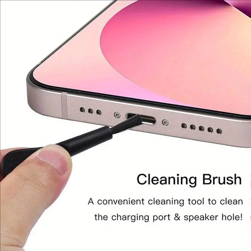 Universal Dust Removal Cleaner Tool Kit Phone Charging Port Cleaner Smartphone Speaker Covers for AirPods, MacBook Earbuds