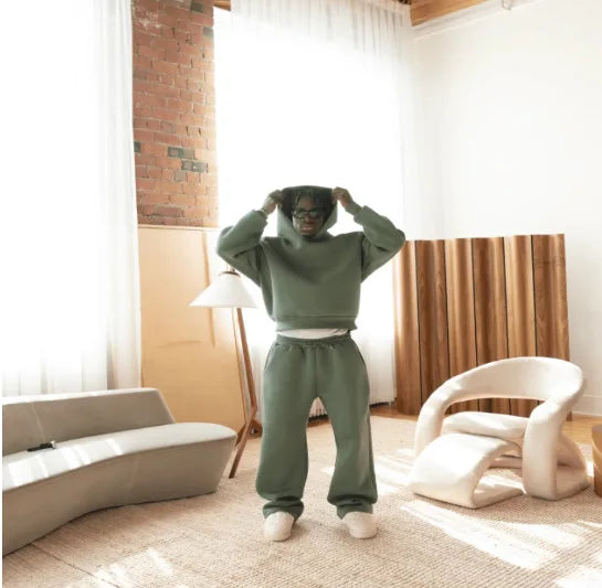 2026 Spring Summer Unisex High Street Hoodie & Sweatpants Matching Set Outfit Clothing